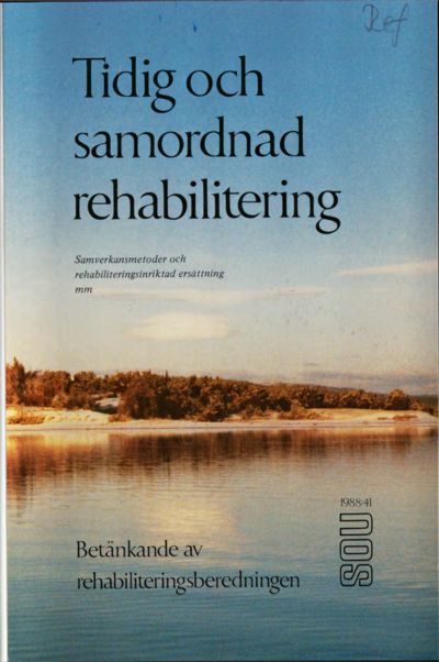 Omslaget till SOU 1988:41