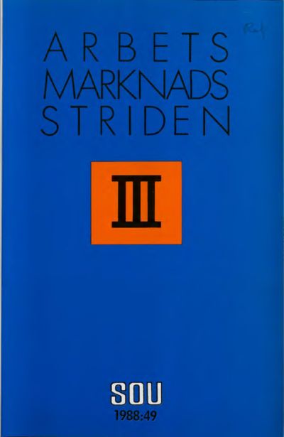 Omslaget till SOU 1988:49