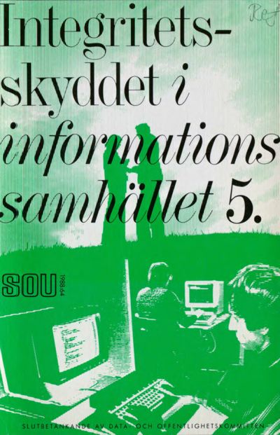 Omslaget till SOU 1988:64