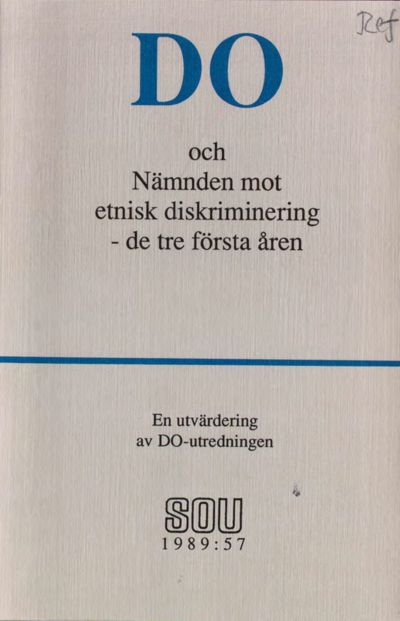 Omslaget till SOU 1989:57