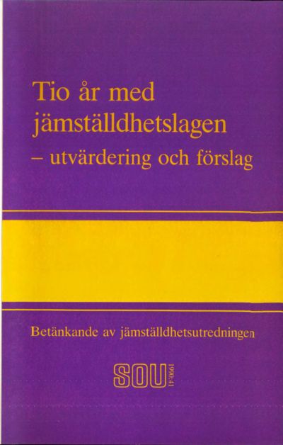 Omslaget till SOU 1990:41
