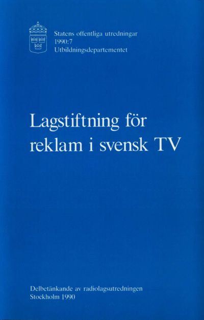 Omslaget till SOU 1990:7