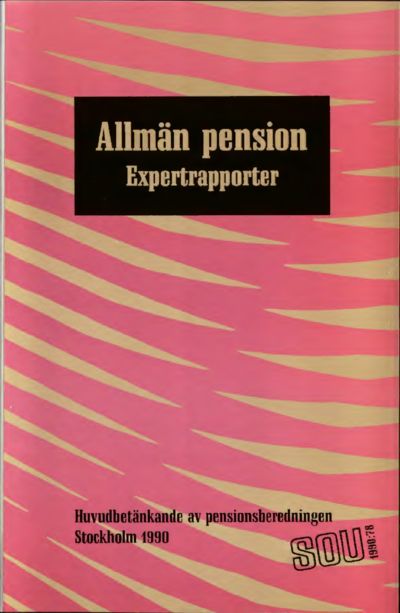 Omslaget till SOU 1990:78