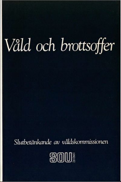 Omslaget till SOU 1990:92