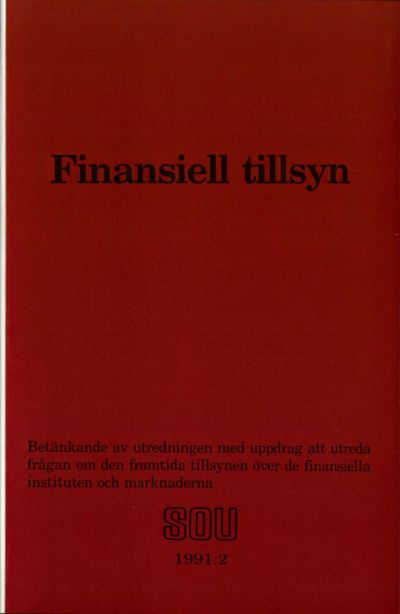 Omslaget till SOU 1991:2