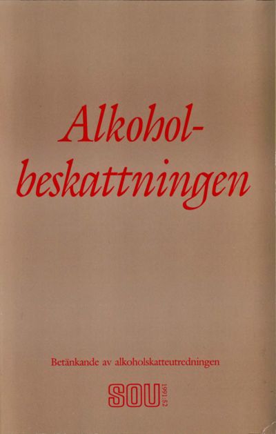 Omslaget till SOU 1991:52