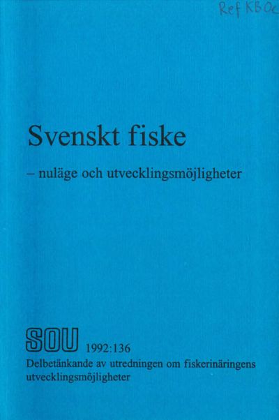 Omslaget till SOU 1992:136