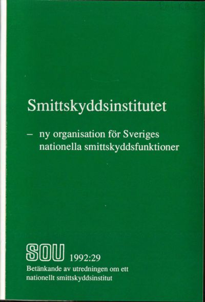 Omslaget till SOU 1992:29