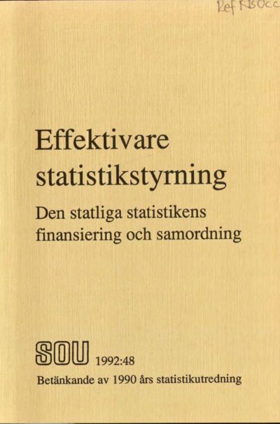 Omslaget till SOU 1992:48