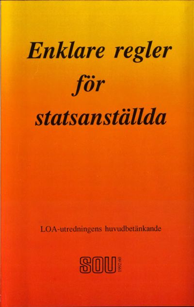 Omslaget till SOU 1992:60