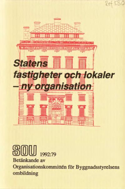 Omslaget till SOU 1992:79