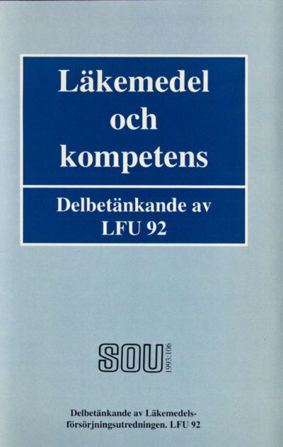 Omslaget till SOU 1993:106