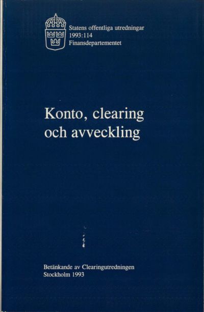 Omslaget till SOU 1993:114