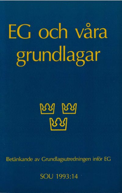 Omslaget till SOU 1993:14