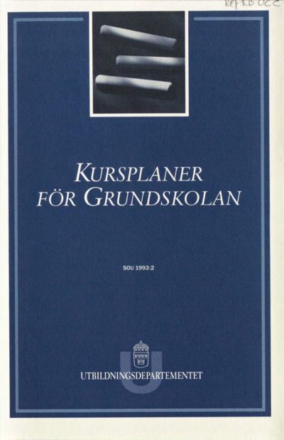 Omslaget till SOU 1993:2