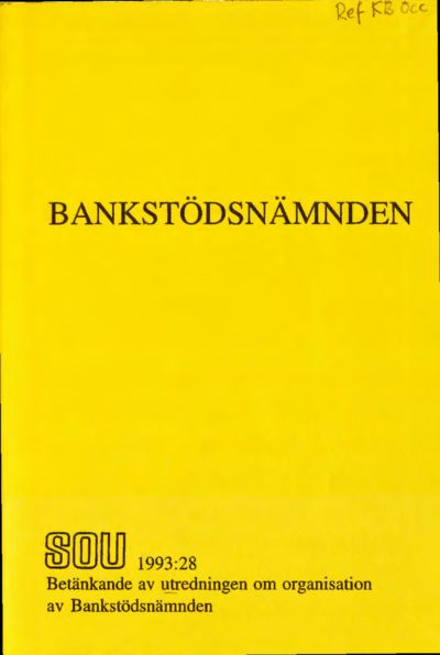 Omslaget till SOU 1993:28
