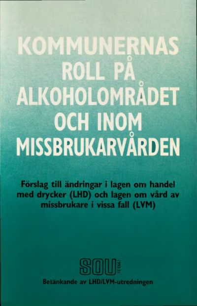 Omslaget till SOU 1993:31