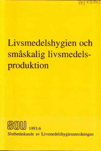 Omslaget till SOU 1993:6