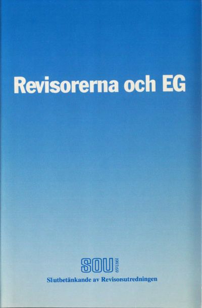 Omslaget till SOU 1993:69