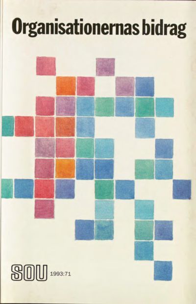 Omslaget till SOU 1993:71