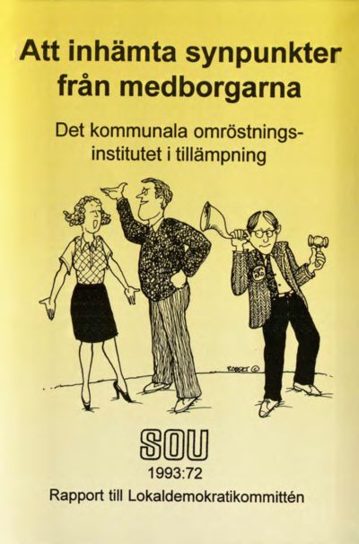 Omslaget till SOU 1993:72