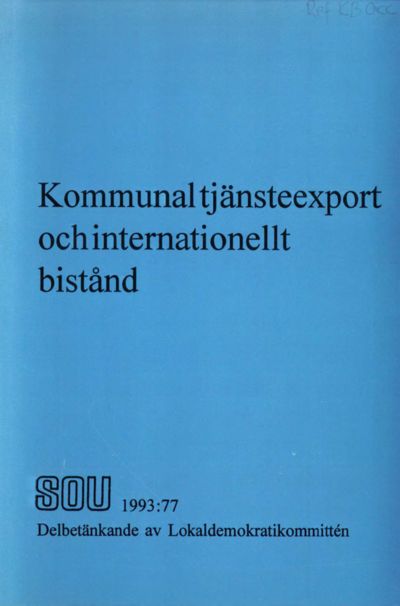 Omslaget till SOU 1993:77