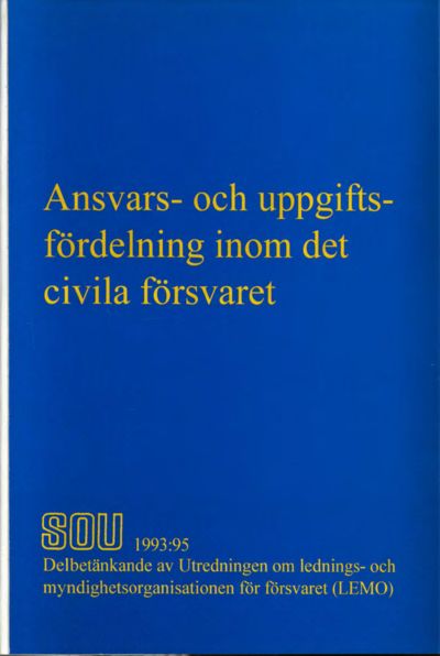 Omslaget till SOU 1993:95