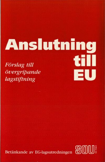 Omslaget till SOU 1994:10