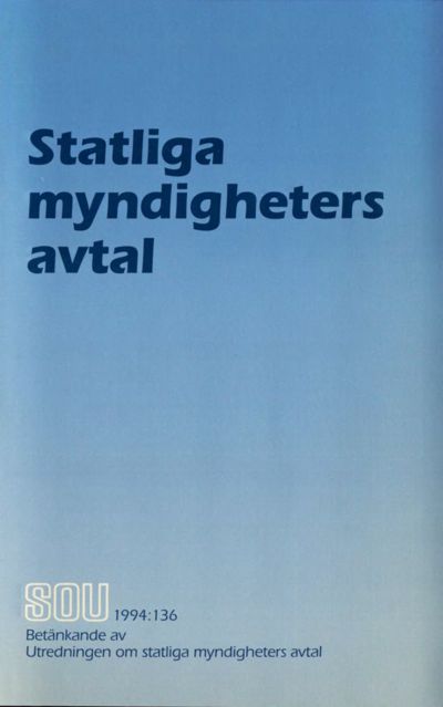 Omslaget till SOU 1994:136