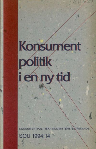 Omslaget till SOU 1994:14