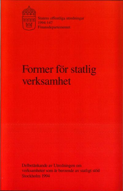 Omslaget till SOU 1994:147