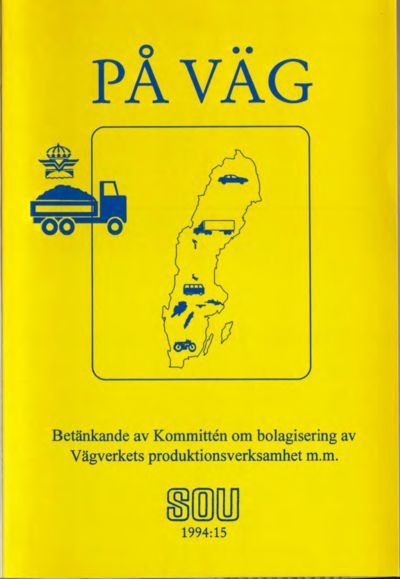 Omslaget till SOU 1994:15