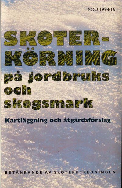 Omslaget till SOU 1994:16