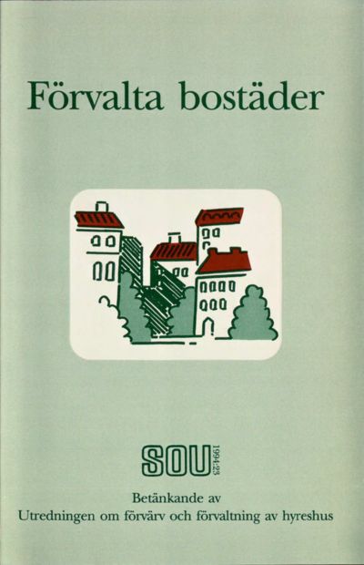 Omslaget till SOU 1994:23