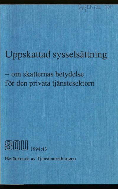Omslaget till SOU 1994:43