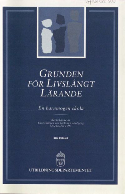 Omslaget till SOU 1994:45