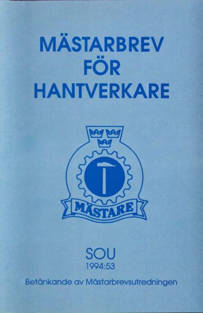 Omslaget till SOU 1994:53