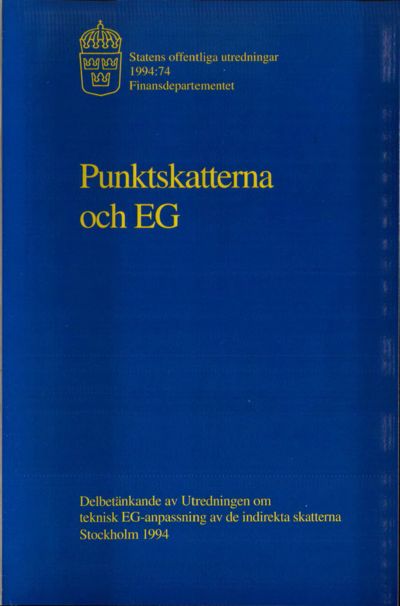 Omslaget till SOU 1994:74