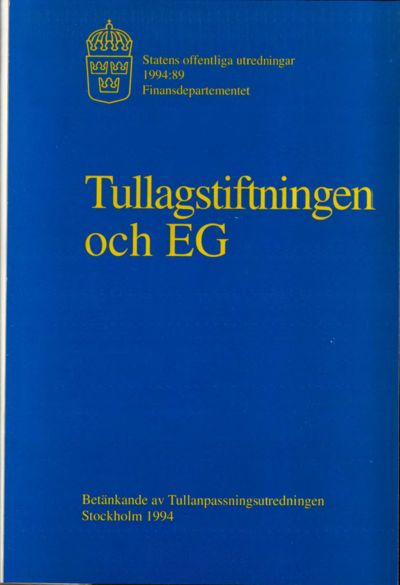 Omslaget till SOU 1994:89