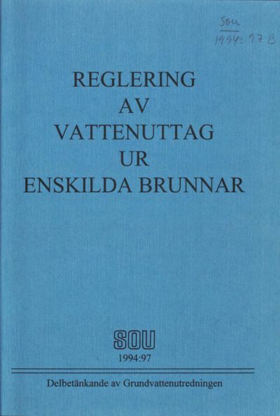 Omslaget till SOU 1994:97