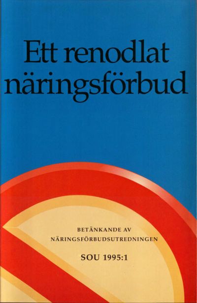 Omslaget till SOU 1995:1