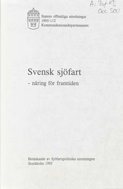 Omslaget till SOU 1995:112