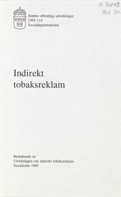 Omslaget till SOU 1995:114