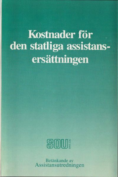 Omslaget till SOU 1995:126