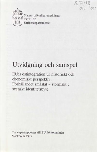 Omslaget till SOU 1995:132