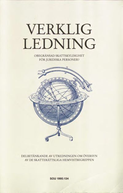Omslaget till SOU 1995:134