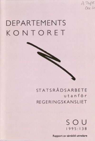 Omslaget till SOU 1995:138