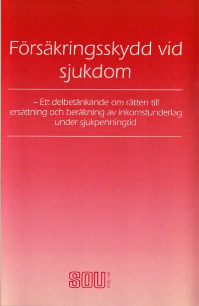 Omslaget till SOU 1995:149