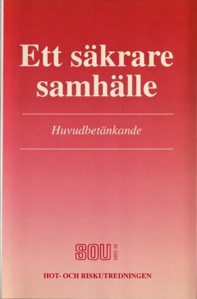 Omslaget till SOU 1995:19