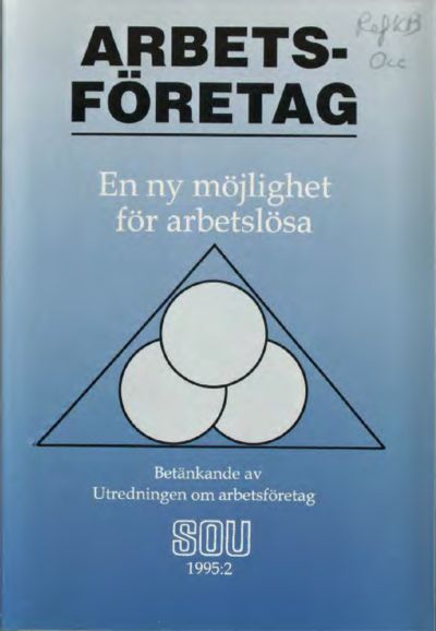 Omslaget till SOU 1995:2